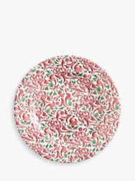 Spode Christmas Tree Yuletide Earthenware Side Plate, 20cm, Red