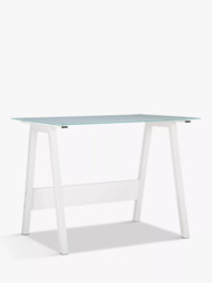 John Lewis ANYDAY James Desk, White - thumbnail 1
