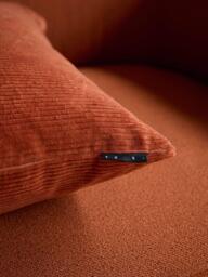 The Conran Shop Miller Corduroy Velvet Cushion Cover, Tobacco - thumbnail 3