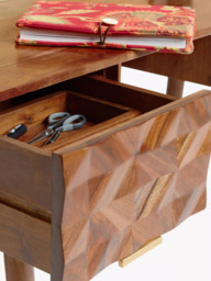 John Lewis + Swoon Franklin Desk, Brown - thumbnail 3