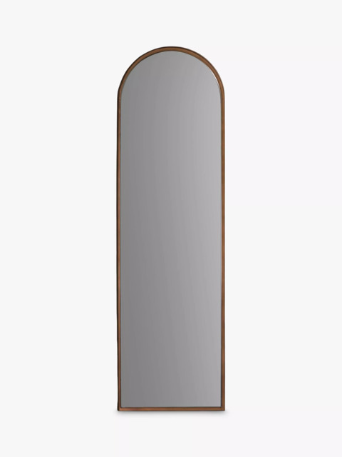 Gallery Direct Greystoke Arched Metal Frame Leaner Mirror, 170 x 50.5cm, Bronze - image 1