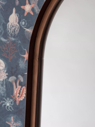 Gallery Direct Greystoke Arched Metal Frame Leaner Mirror, 170 x 50.5cm, Bronze - thumbnail 3