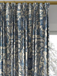 Morris & Co. Pink and Rose Made to Measure Curtains or Roman Blind, Vellum/Indigo - thumbnail 6