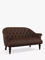 Tetrad Aughton Petite 2 Seater Leather Sofa - thumbnail 1