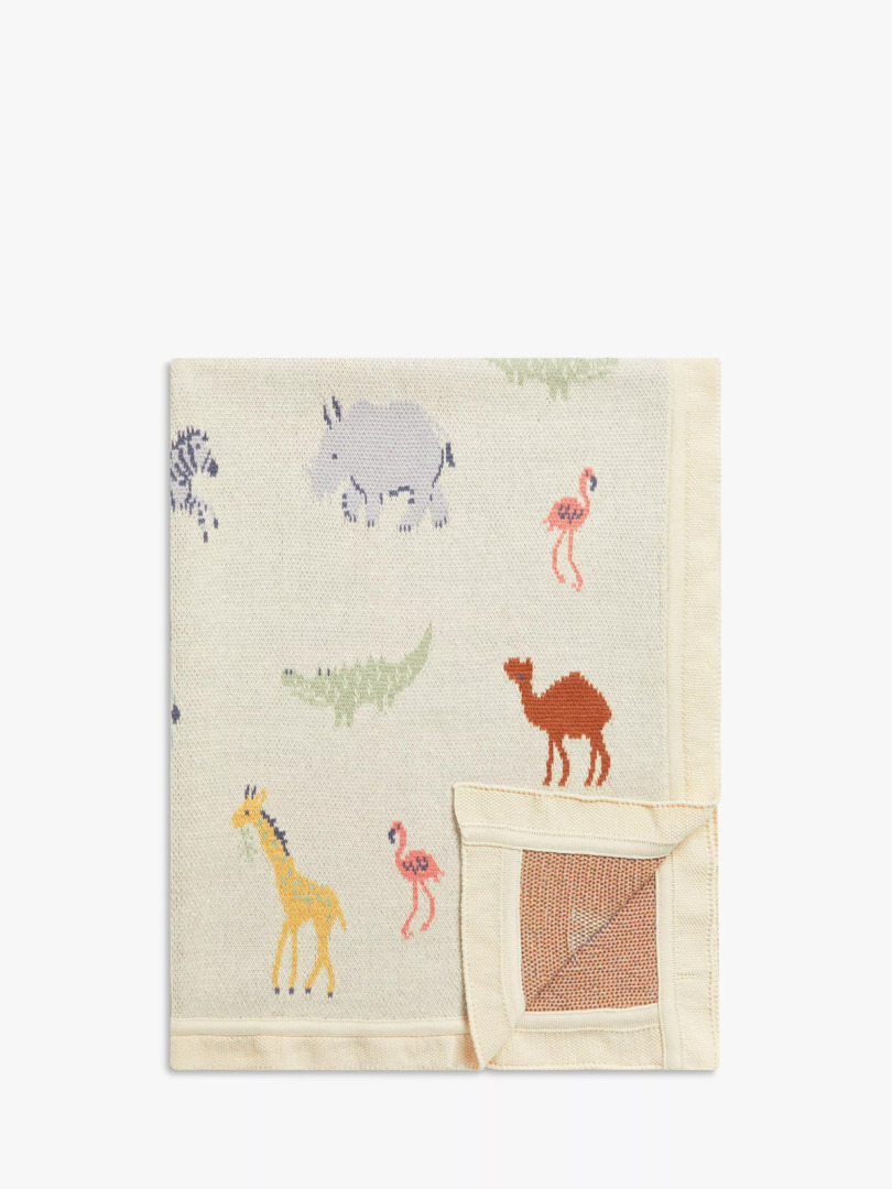 Cotton Blanket Baby Blanket John Lewis John Lewis Safari
