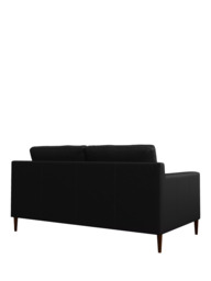 John Lewis Draper II Medium 2 Seater Leather Sofa, Dark Leg - thumbnail 4