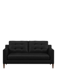 John Lewis Draper II Medium 2 Seater Leather Sofa, Dark Leg - thumbnail 5
