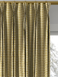 Harlequin Polka Made to Measure Curtains or Roman Blind, Mustard/Neutral - thumbnail 6