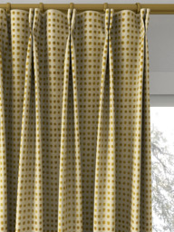Harlequin Polka Made to Measure Curtains or Roman Blind, Mustard/Neutral - thumbnail 4