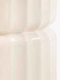Gallery Direct Cirella Round Garden Side Table, Cream - thumbnail 4