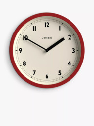 Jones Clocks Twist Round Analogue Wall Clock, 20cm - thumbnail 1