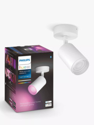 Philips Hue White & Colour Ambiance Fugato Smart LED Ceiling Spotlight, White