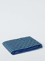 John Lewis Extra Large Striped Quilted Picnic Rug, Blue/Multi - thumbnail 4