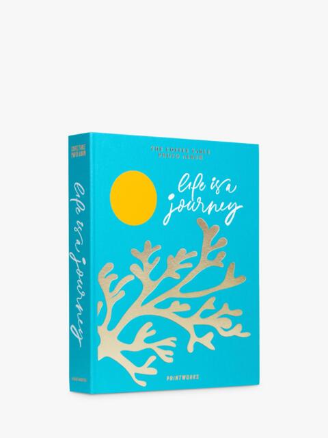 PRINTWORKS Life is a Journey Coffee Table Photo Album, Blue - image 1