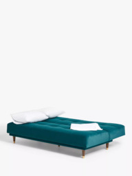 John Lewis Linear Medium 2 Seater Sofa Bed, Brass Leg - thumbnail 6