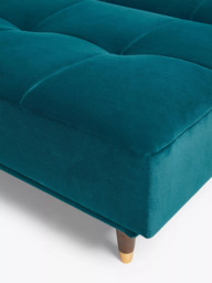 John Lewis Linear Medium 2 Seater Sofa Bed, Brass Leg - thumbnail 5
