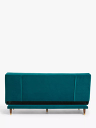 John Lewis Linear Medium 2 Seater Sofa Bed, Brass Leg - thumbnail 4