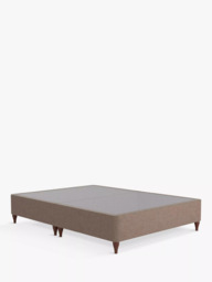Sealy Posturepedic Exquisite Divan Base, Rich Oak Legs, Double - thumbnail 1
