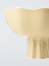 John Lewis x Anine Cecilie Iversen Footed Decorative Bowl, Yellow - thumbnail 3
