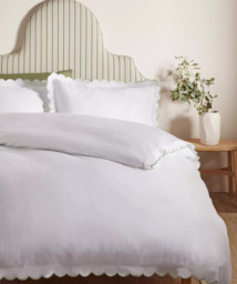 John Lewis Scallop Pure Cotton Sateen Duvet Cover Set - thumbnail 6