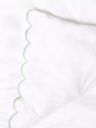 John Lewis Scallop Pure Cotton Sateen Duvet Cover Set - thumbnail 3