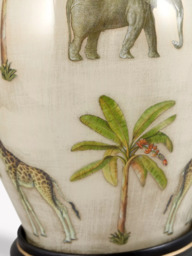 Jenny Worrall Safari Glass Lamp Base, Medium, Green, H34.5cm - thumbnail 3