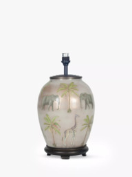 Jenny Worrall Safari Glass Lamp Base, Medium, Green, H34.5cm - thumbnail 2