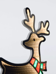Lumineo Infinity Christmas Reindeer Lit Figure Decoration - thumbnail 2