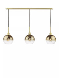 Där Lycia 3 Arm Mirror Bar Ceiling Light - thumbnail 4