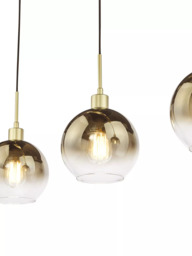 Där Lycia 3 Arm Mirror Bar Ceiling Light - thumbnail 6
