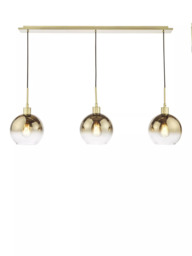 Där Lycia 3 Arm Mirror Bar Ceiling Light - thumbnail 3