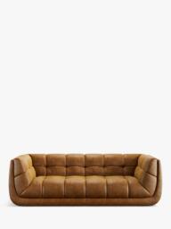 At The Helm Leo Grand 3 Seater Leather Sofa - thumbnail 3