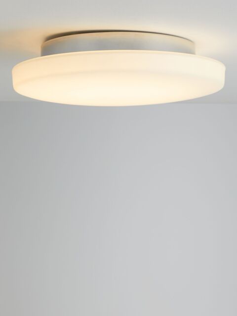 John Lewis Moonbeam LED Flush Bathroom Ceiling Light, White - image 1