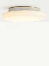 John Lewis Moonbeam LED Flush Bathroom Ceiling Light, White - thumbnail 2