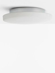 John Lewis Moonbeam LED Flush Bathroom Ceiling Light, White - thumbnail 3