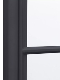 Gallery Direct Indio Beaded Wood Frame Window Wall Mirror, 120 x 95cm - thumbnail 3