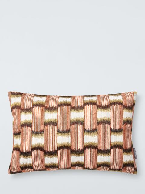 Harlequin Ikigai Abstract Cushion, Terracotta - image 1