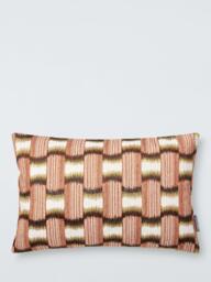 Harlequin Ikigai Abstract Cushion, Terracotta - thumbnail 1