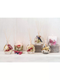 Stoneglow Natures Gift Pink Pepper Flowers Gel Scented Candle, 160g - thumbnail 4