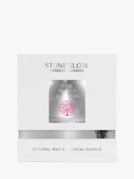 Stoneglow Natures Gift Pink Pepper Flowers Gel Scented Candle, 160g - thumbnail 3