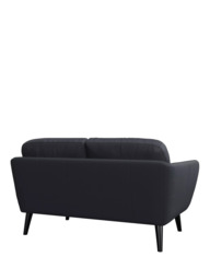John Lewis Arlo Small 2 Seater Leather Sofa, Dark Leg - thumbnail 4
