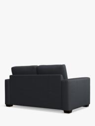 John Lewis OUTLET Oliver Small 2 Seater Leather Sofa, Dark Leg, Like New, Matt Navy - thumbnail 5