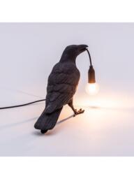 Seletti Bird Waiting Table Lamp, Black - thumbnail 5