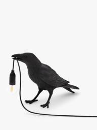 Seletti Bird Waiting Table Lamp, Black - thumbnail 6
