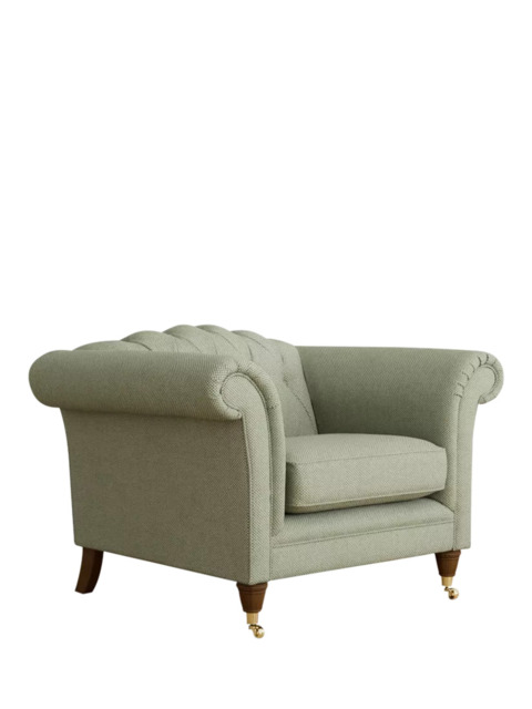 Laura Ashley Gloucester Armchair, Teak Leg - image 1