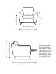 G Plan Vintage The Sixty Eight Armchair with Footrest Mechanism - thumbnail 2