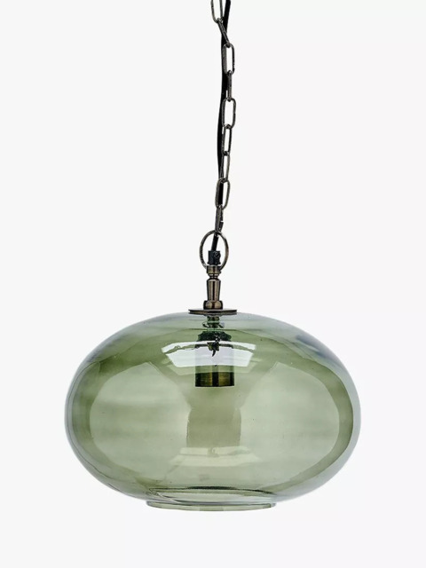 nkuku Otoro Glass Round Pendant Light, Small - image 1