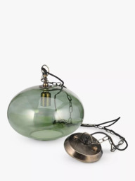 nkuku Otoro Glass Round Pendant Light, Small - thumbnail 3