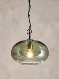 nkuku Otoro Glass Round Pendant Light, Small - thumbnail 2