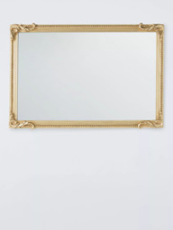 John Lewis Vintage French Rectangular Wall Mirror, 100 x 70cm, Antique Gold - thumbnail 4